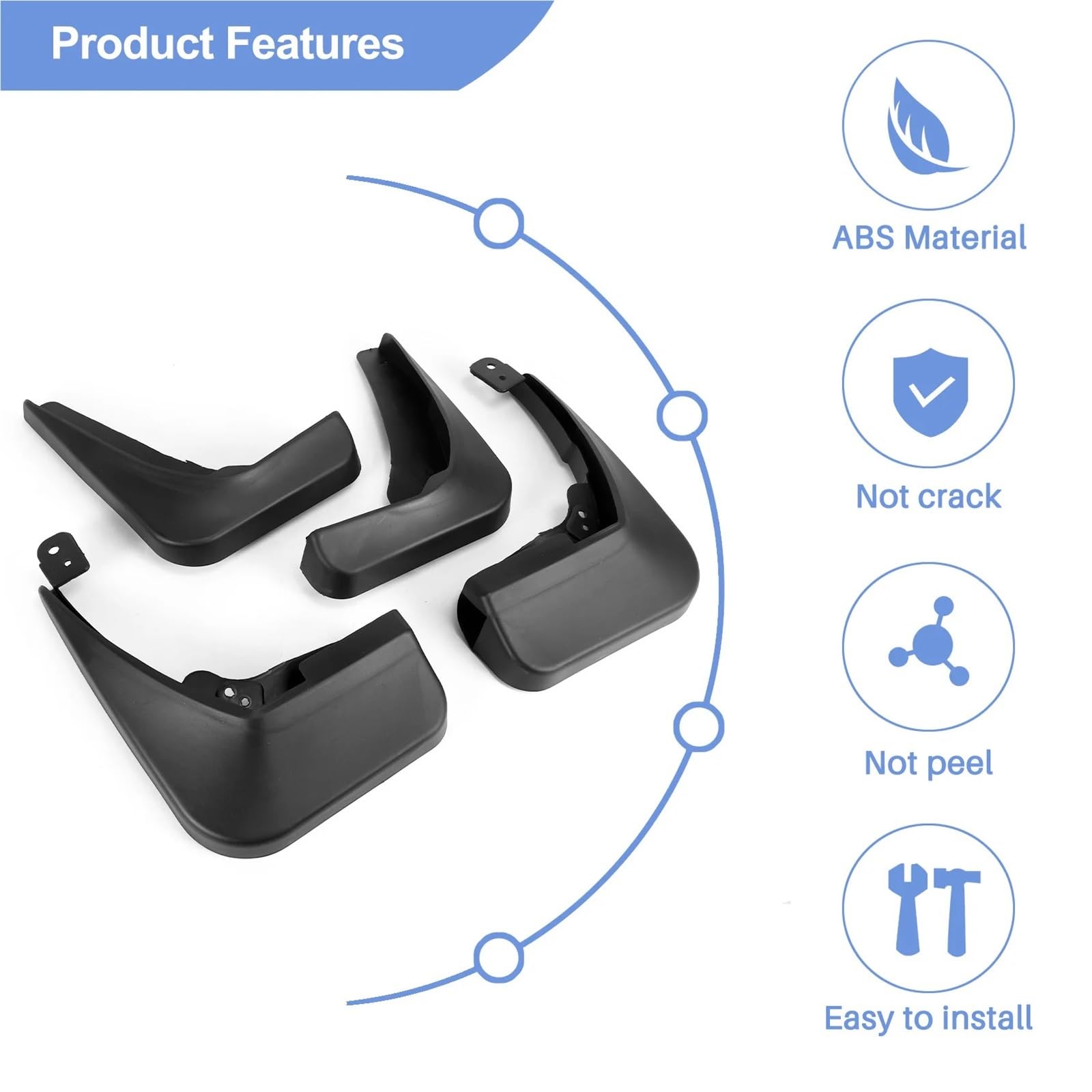 Guardabarros Compatible con Vauxhall Opel Insignia guardabarros de coche protectores contra salpicaduras