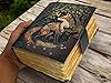 SH SHIFAA HANDICRAFT Fox Leather Journal Book of Shadows Notebook Handmade Daily Notepads for Men & Women Blank Paper 7x5 Inches - Best Gift for Art Sketchbook & Notebook (Fox Print 400 Pages) #1