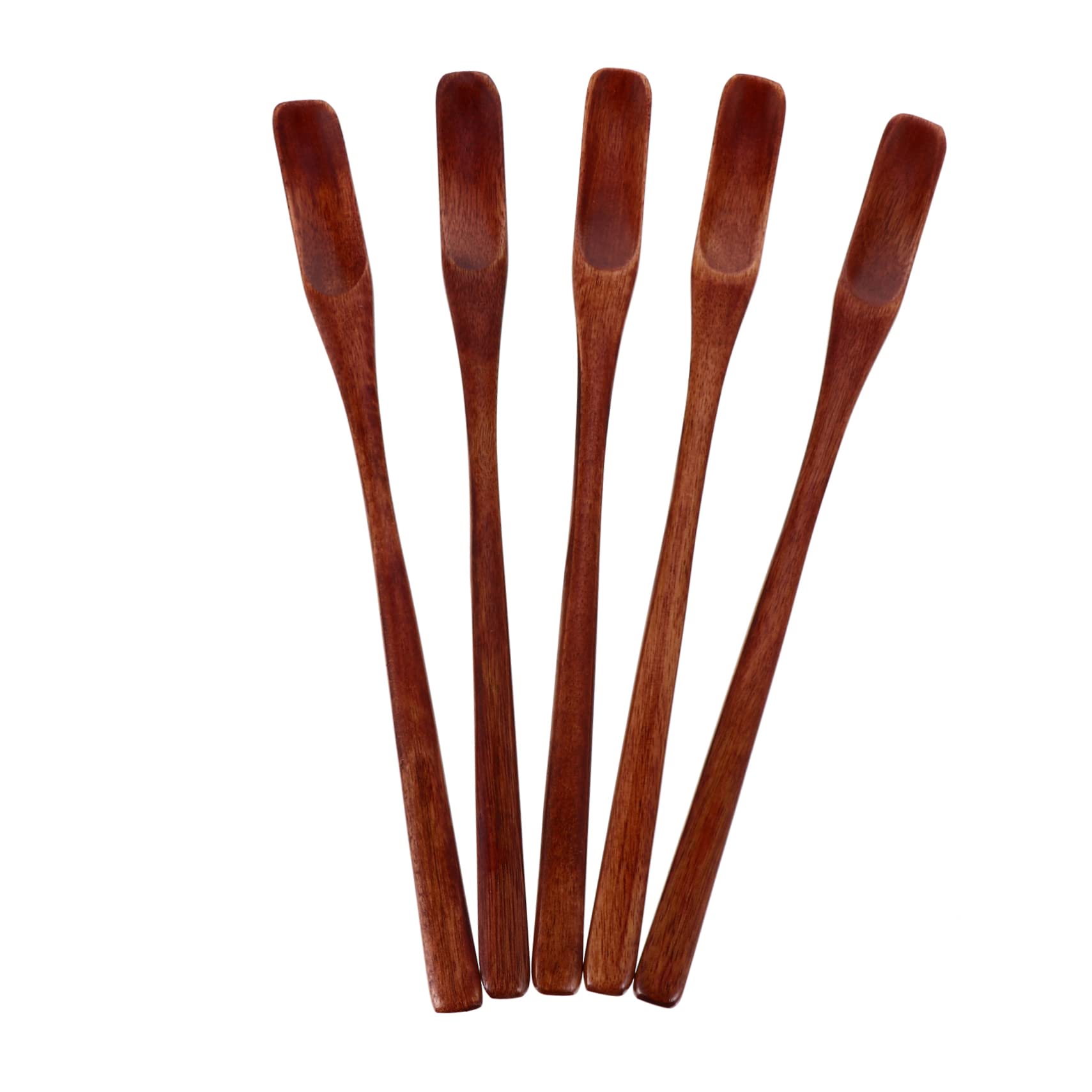 PRETYZOOM 5Pcs Honey Dippers Long Handle Mixing Spoons for Honey Syrup Jam Molasses Practical Kitchen Utensils for Viscous Liquids present for Friends