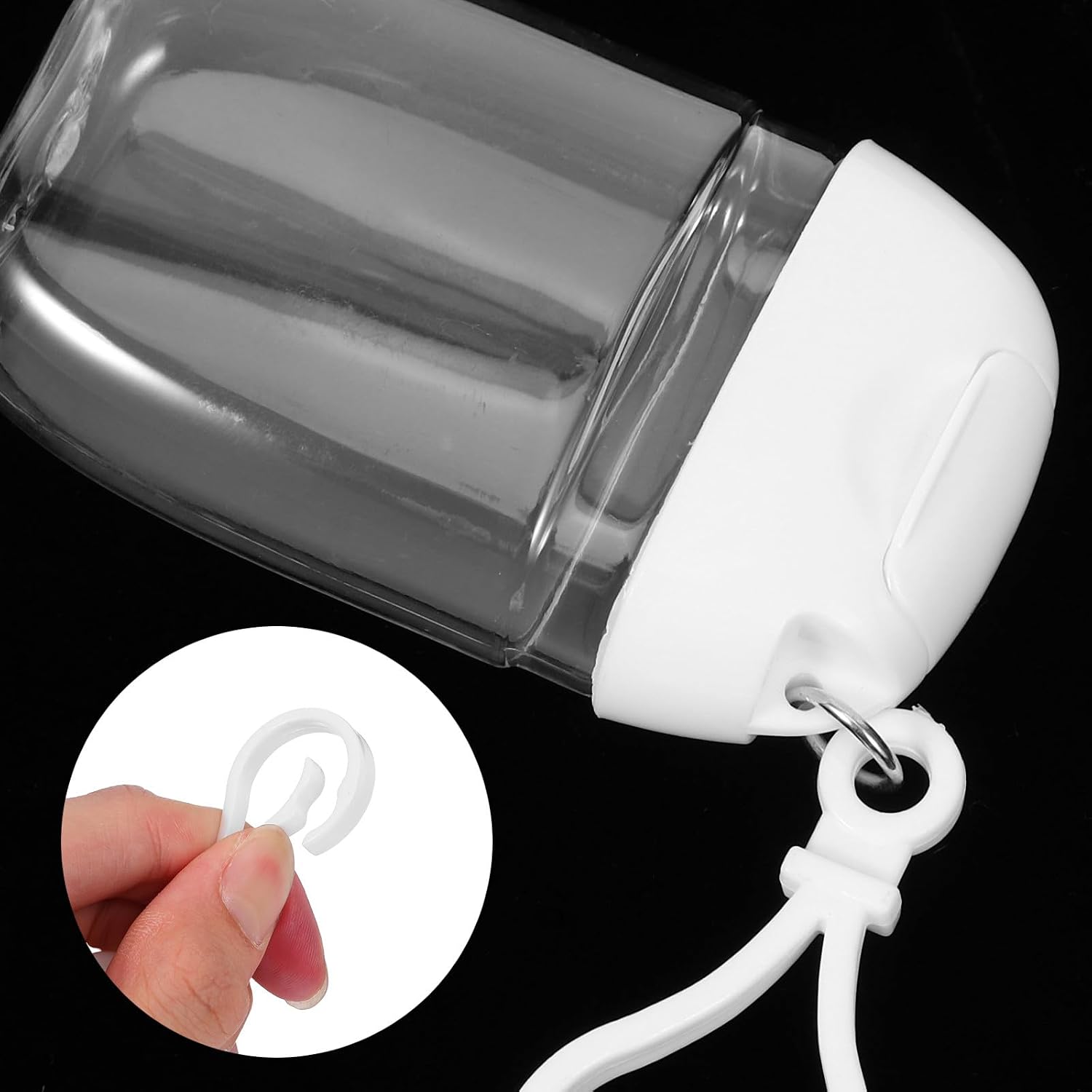Gatuida 27pcs Travel Bottles with Keychain 30ml Portable Refillable Liquid Packing Container Keychain Empty Toiletry Bottles for Travel Home And Outdoor Use