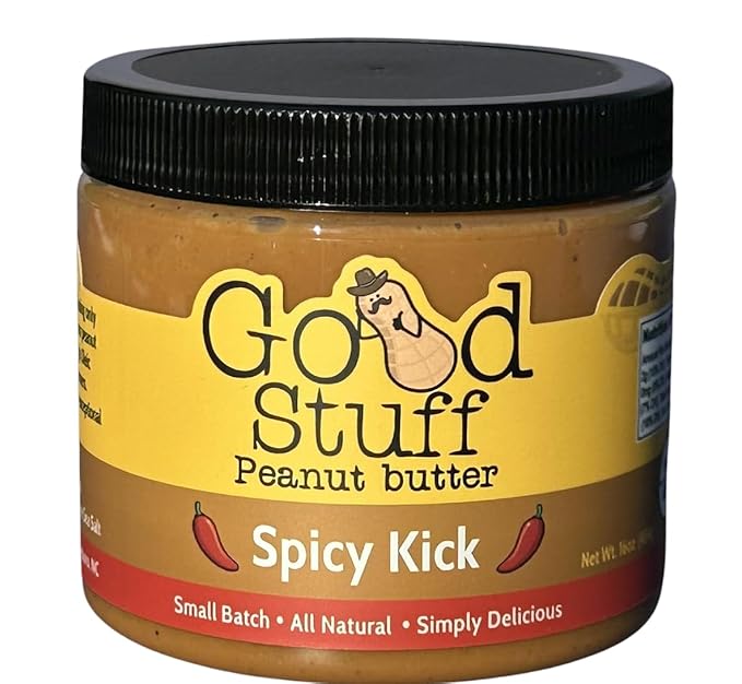 Good Stuff Spicy Kick Peanut Butter - All Natural Peanut