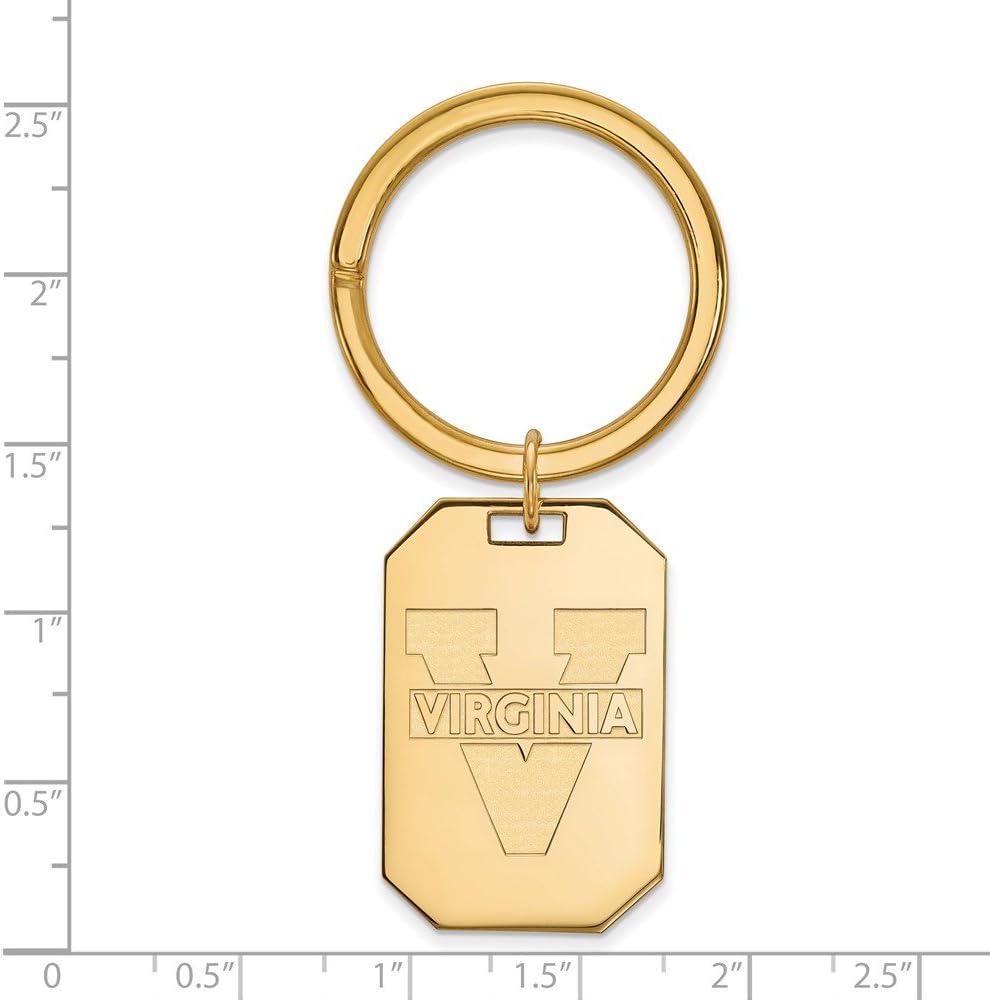 Virginia Key Chain (Gold Plated)