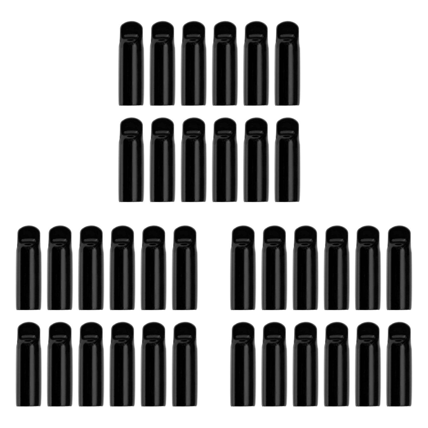 Jnchdghwa Black 36 Pcs Draft Beer Faucet Plug Cap, Sanitary Faucet Keg Cap Rubber Tap Cover