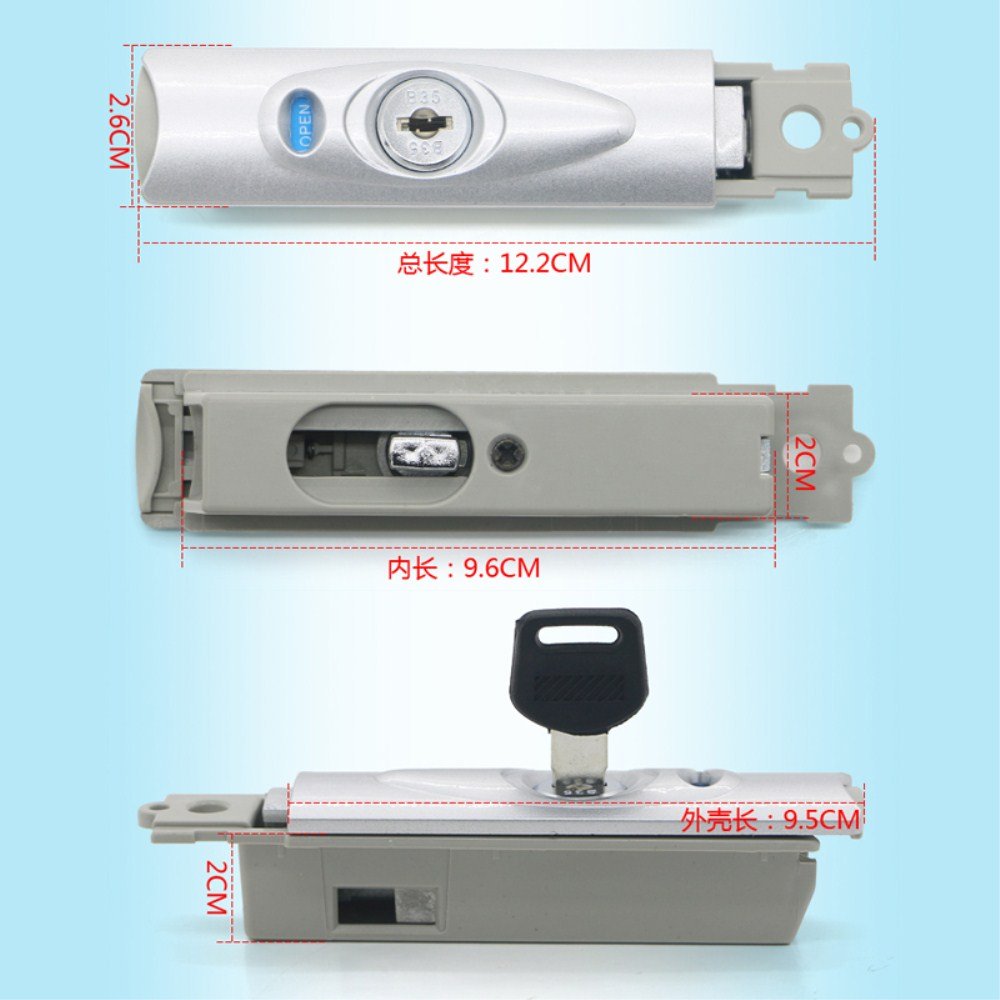 2pcs/set Aluminum Password Lock replacement luggage Lock For Suitcase pull rod box trunk suitcase password box DIY B35