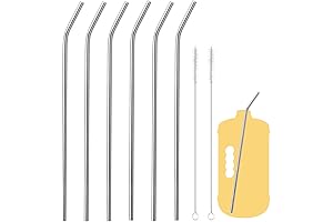 Ultra-Long Bent Metal Straws: Elevate Your Sipping Experience