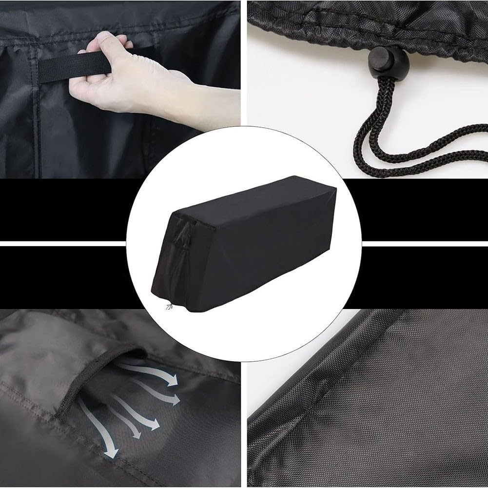Funda de banco impermeable para equipo de gimnasio en casa, compatible con bancos de peso estándar y estaciones de entrenamiento ajustables para interiores y exteriores