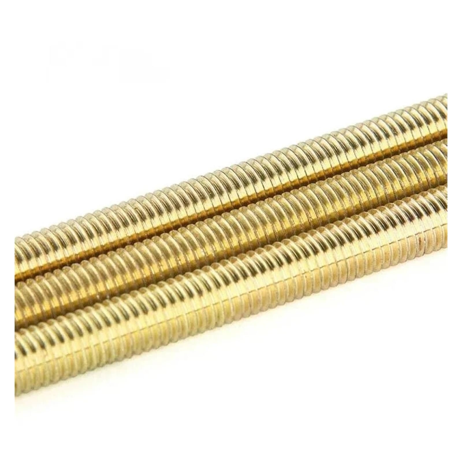 1 Uds varilla roscada de latón M2 .5 M3 M4 M5 M6 M8 M10 M12 M14 M16 barra de perno 250mm 500mm sujetador de rosca completa