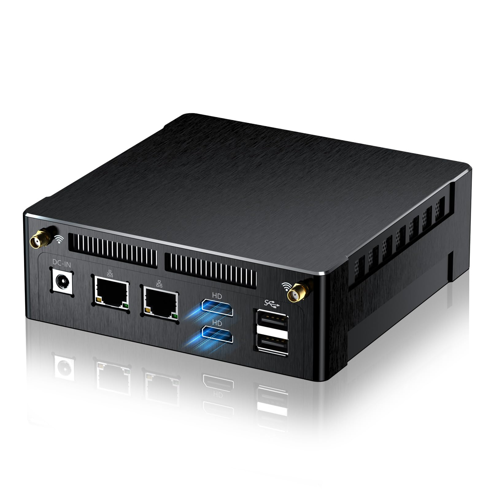 Triple écran Mini PC Kinupute Core I9-12900H | 64GB DDR4, 1TB SSD | Windows 11 Pro | Triple Display 8K | WiFi 6E Mini Pc Gaming