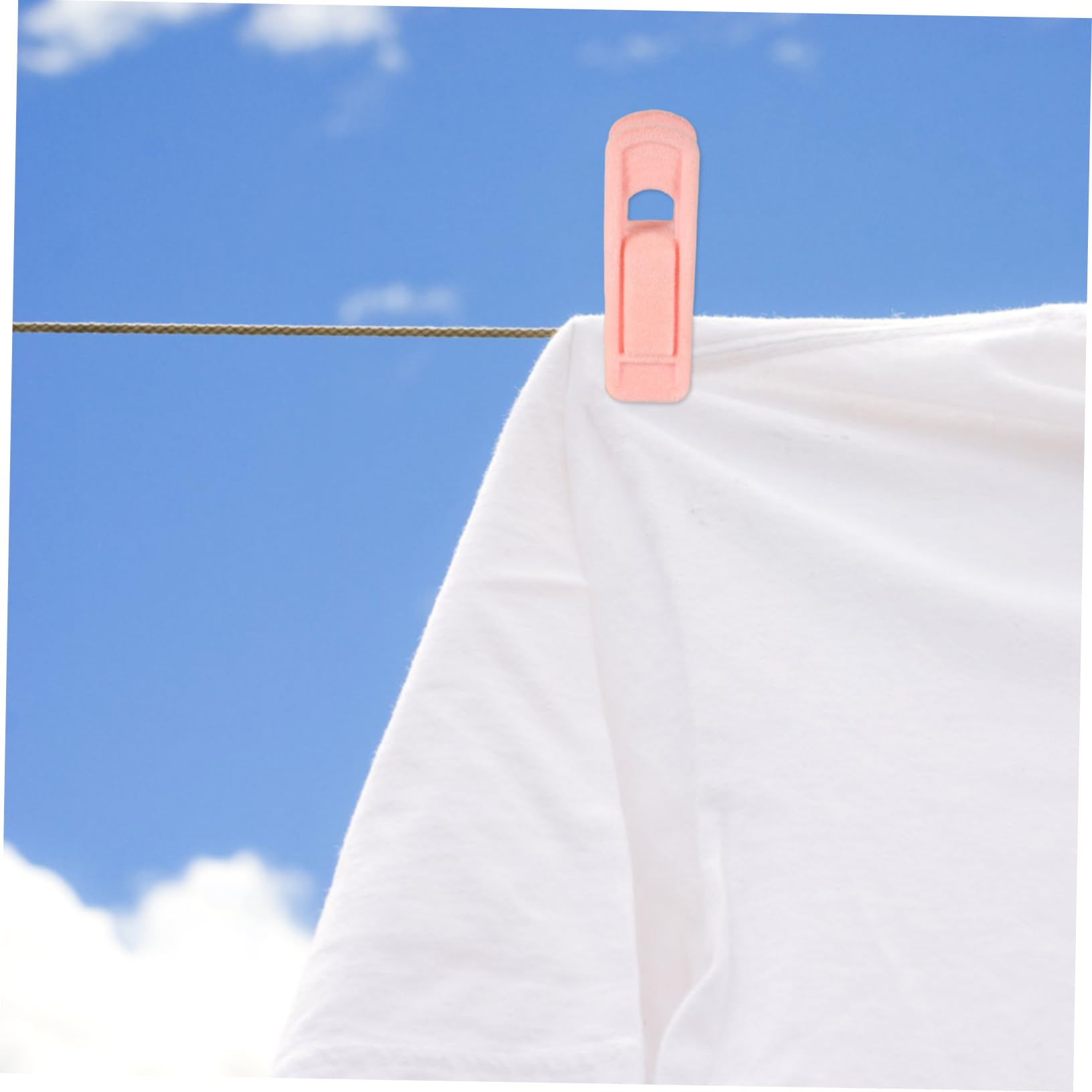 Velours Kleiderbügelclips 40 Stück aus Velour für Kleidung | Abs Clip, Rutschfeste Greifhilfe, 7x2, 1x1, 8cm, für Schrank und Garderobe