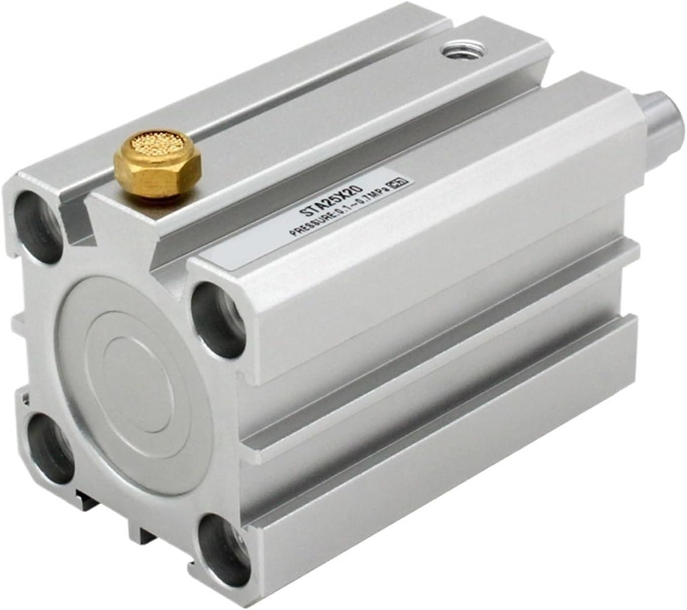 1pcs STA25 series Compact cylinder single acting-pull Spring extension bore 25 stroke 5~50mm STA25X10 STA25X15-S-B(STA25X10,Nill)