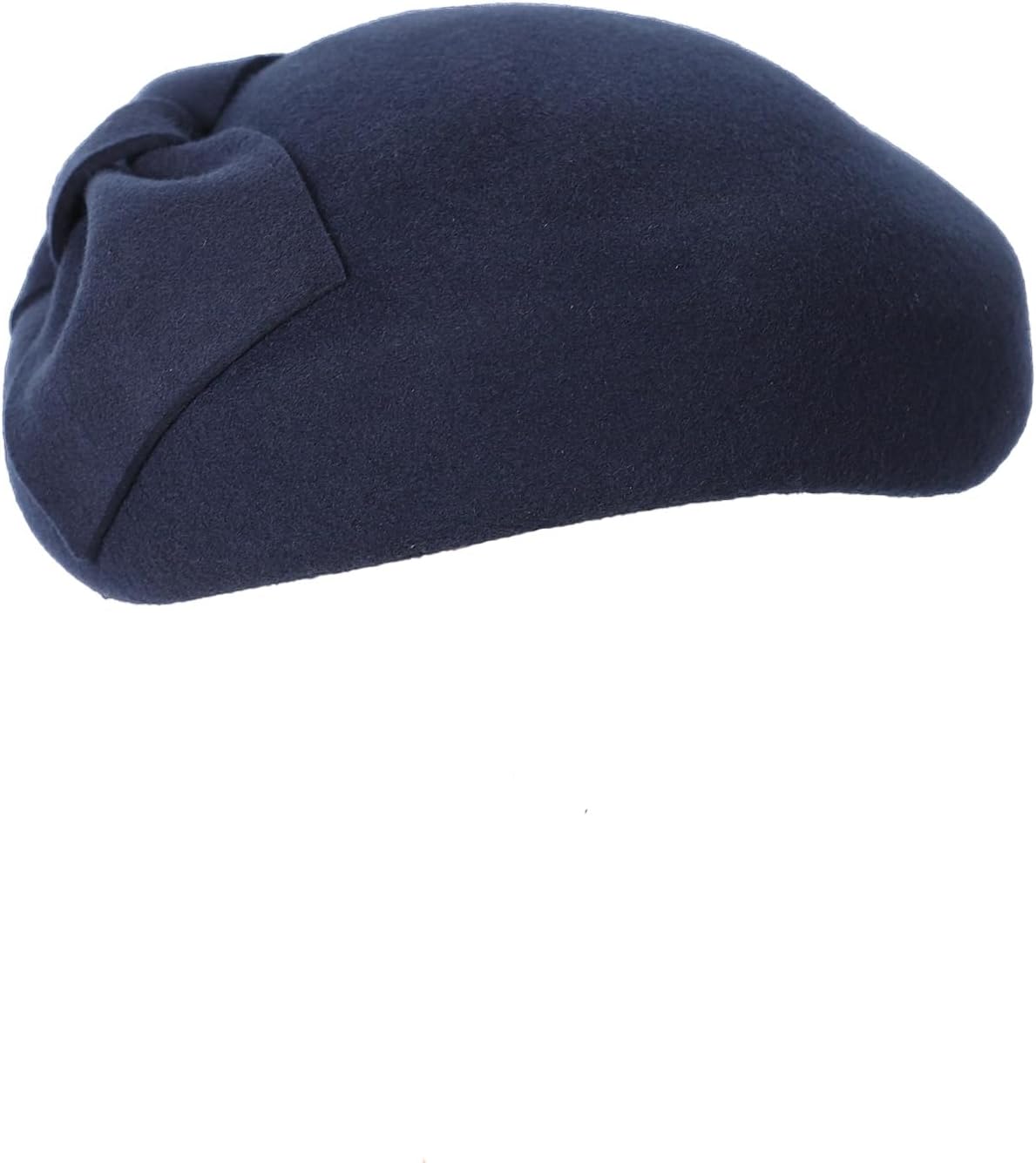 Vintage Wool Felt French Beret Fascinator Pillbox Hats Cocktail Party Wedding Church Fedora