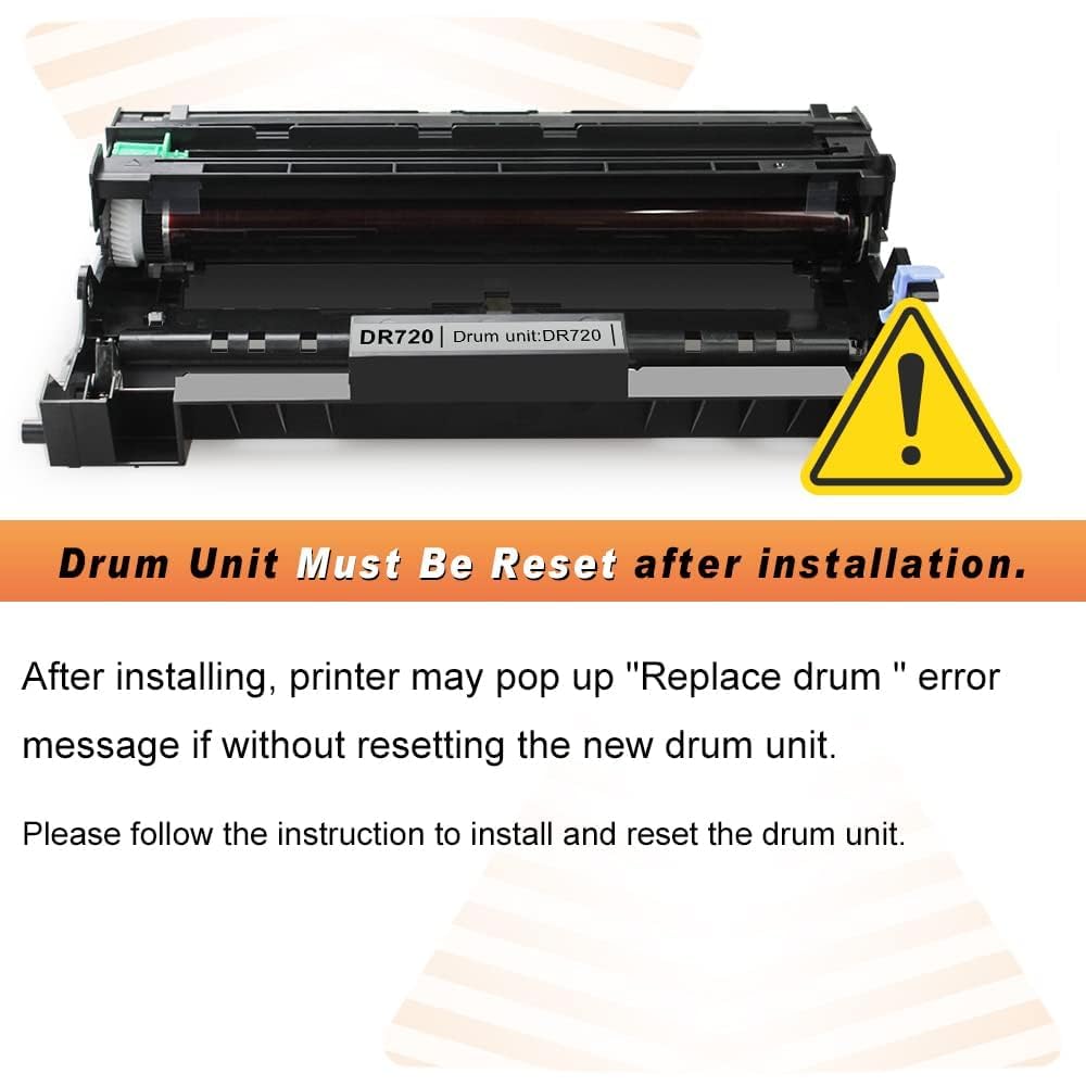 v4ink DR720 - Tamburo compatibile con Brother DR720 DR-720, confezione da 1 (senza toner) | Ricambio per stampante HL-5440D HL-5450DN HL-5470DW HL-6180DW MFC-8510DN MFC-8710DW MFC-8810DW MFC-8910DW MFC-8950DW
