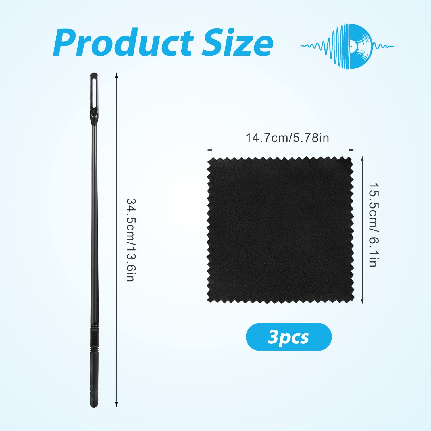 Helin E4610 Metal Flute Cleaning Rod