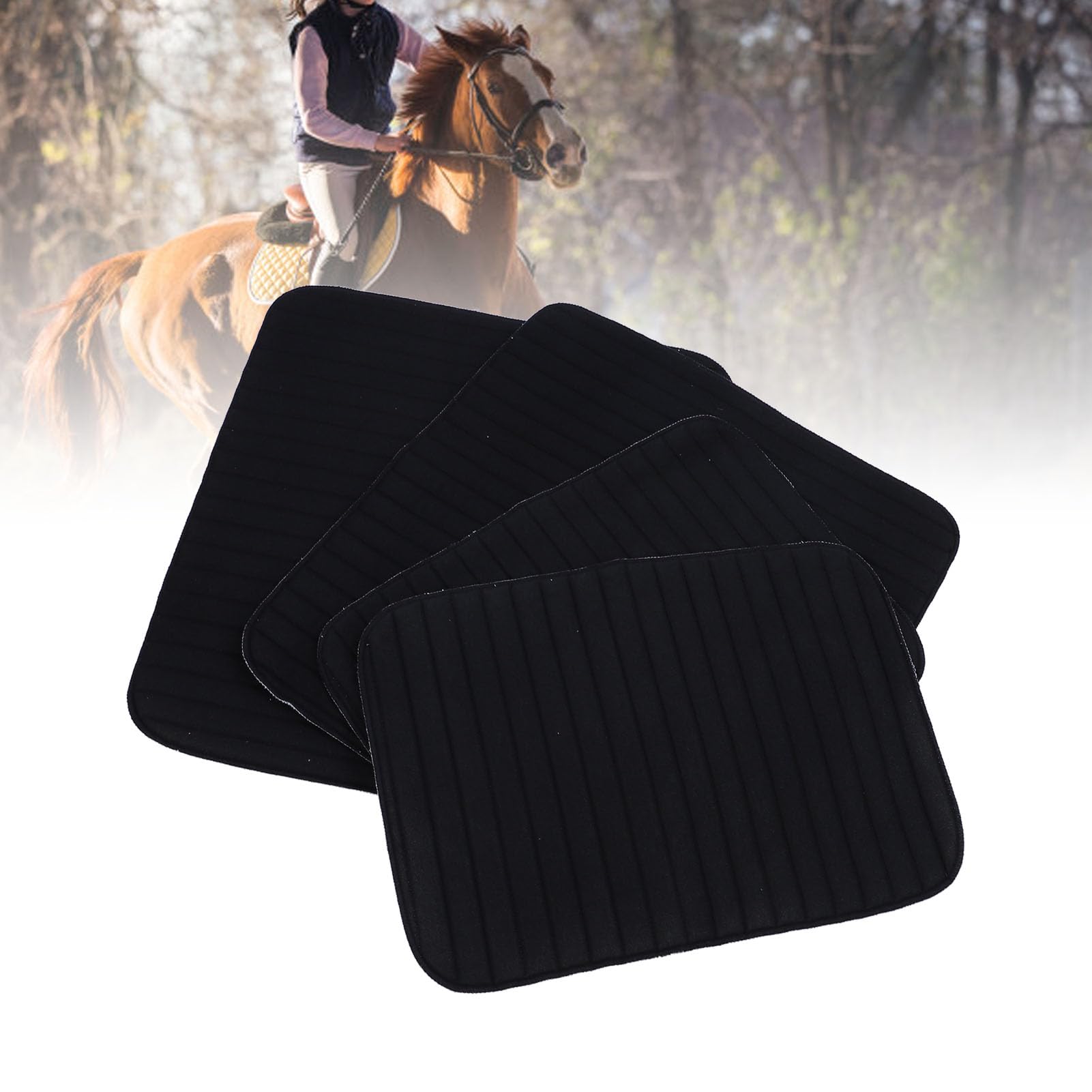 Lot De 4 Enveloppements Pour Jambes De Chevaux D'expédition - Marron - Neufs