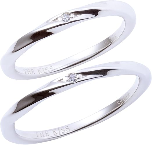 Amazon ザ キッス The Kiss Sr1546dm P Lady S 10号 Men S 5号 結婚指輪 2個セット シンプル ダイヤモンド シルバー ペアリング リング 通販 Amazon ザ キッス The Kiss Sr1546dm P Lady S 10号 Men S 5号 結婚指輪 2個セット シンプル ダイヤモンド シルバー ペアリング リング 通販