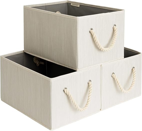 StorageWorks Large Storage Baskets for Organizing, Foldable