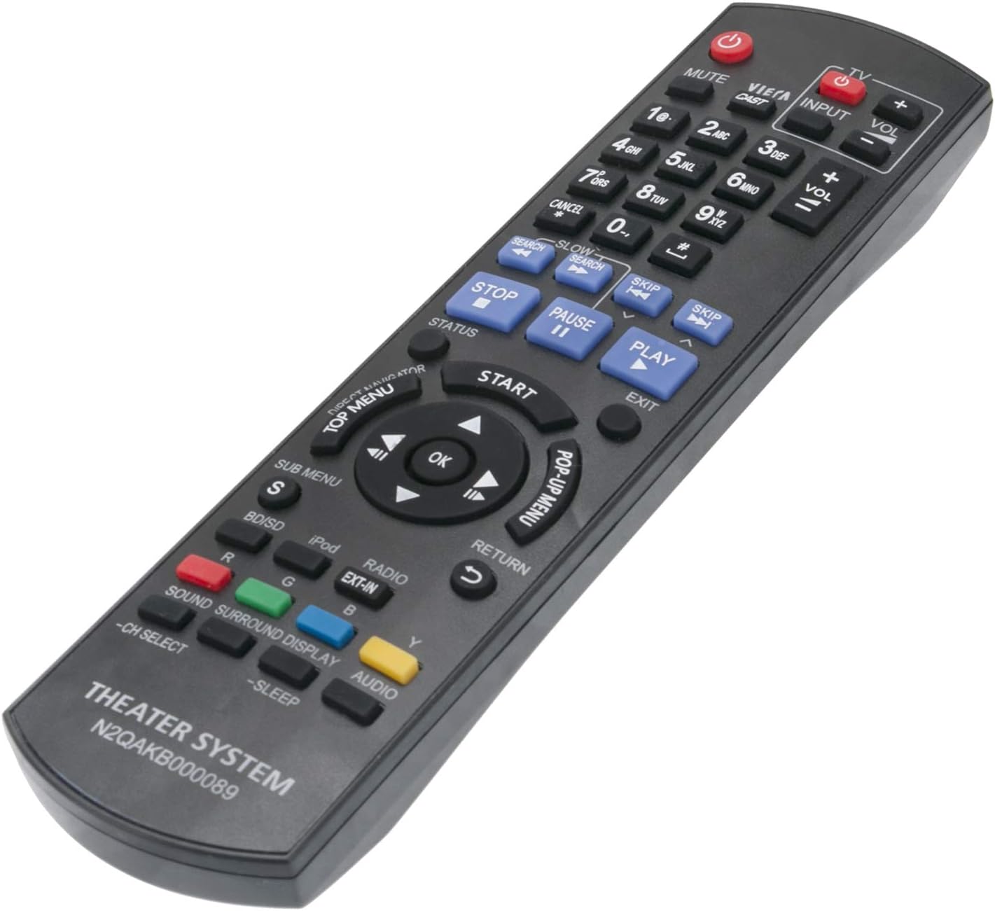 VINABTY Replacement remote N2QAKB000089 for Panasonic SA-BT730 SA-BT330 SA-BT230 SA-BTT750 SA-BTT350 SB-HF730 SB-HC480 SB-HW330 SB-HW480 SC-BTT350 SC-BTT750 SC-BT750 SC-BT730 SC-BT330 SC-BT235 - Image 4