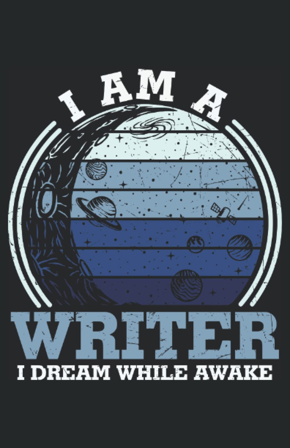 I am a Writter I Dream While Awake: 5.5" x 8.5" Journal for writing Down Habits Diary, Notebook, Ruled/Lined, 192 Pages