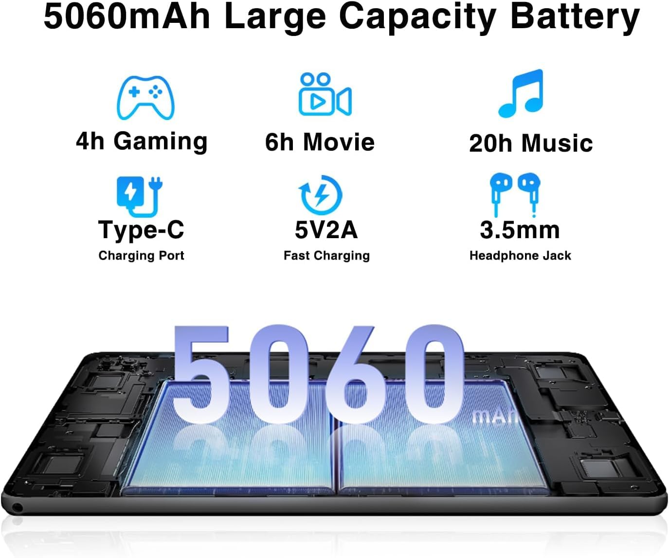 U10 (Tablette Wifi - 10.1'' - 4/128GB) GRAY