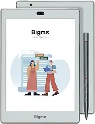 Bigme S6 Color + Ereader 7,8 '' Tela E-Ink ePaper Tablet 6G 128GB Leitor de e-book Tablet para anotações com caneta e capa
