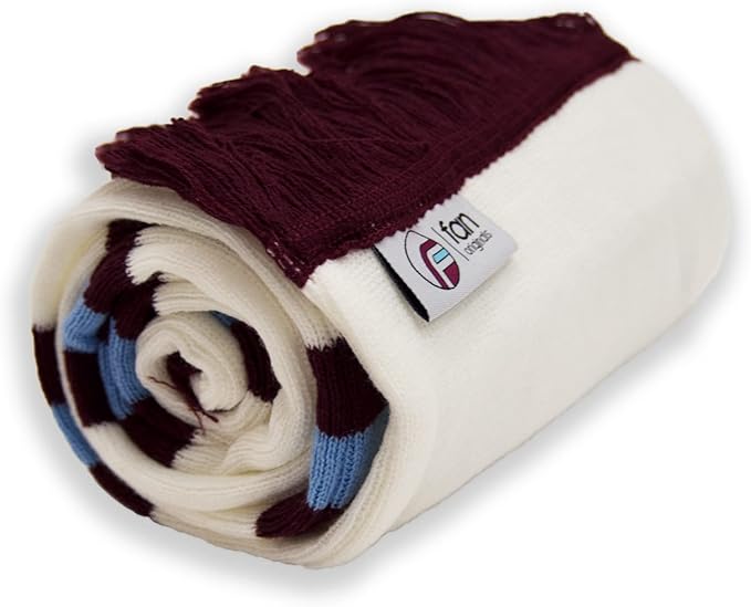 Stropdas bordeauxrood, blauw en wit design