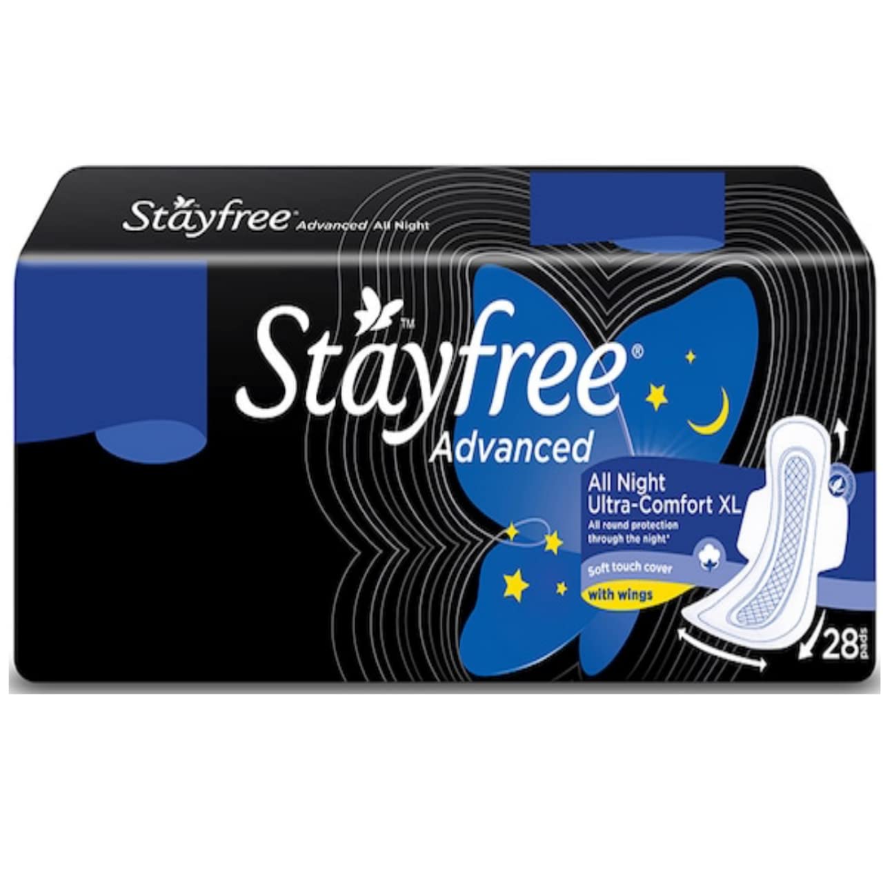 Stay+free Advanced All night ultra comfort xl 28 pad pack of 1 (B0BVKST3VC) Amazon Price History, Amazon Price Tracker