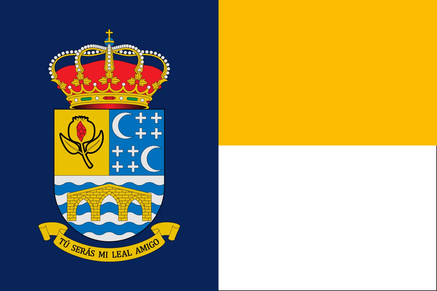 Drapeau large Quéntar Granada grand format drapeau Espagne Andalousie pour mât et mur