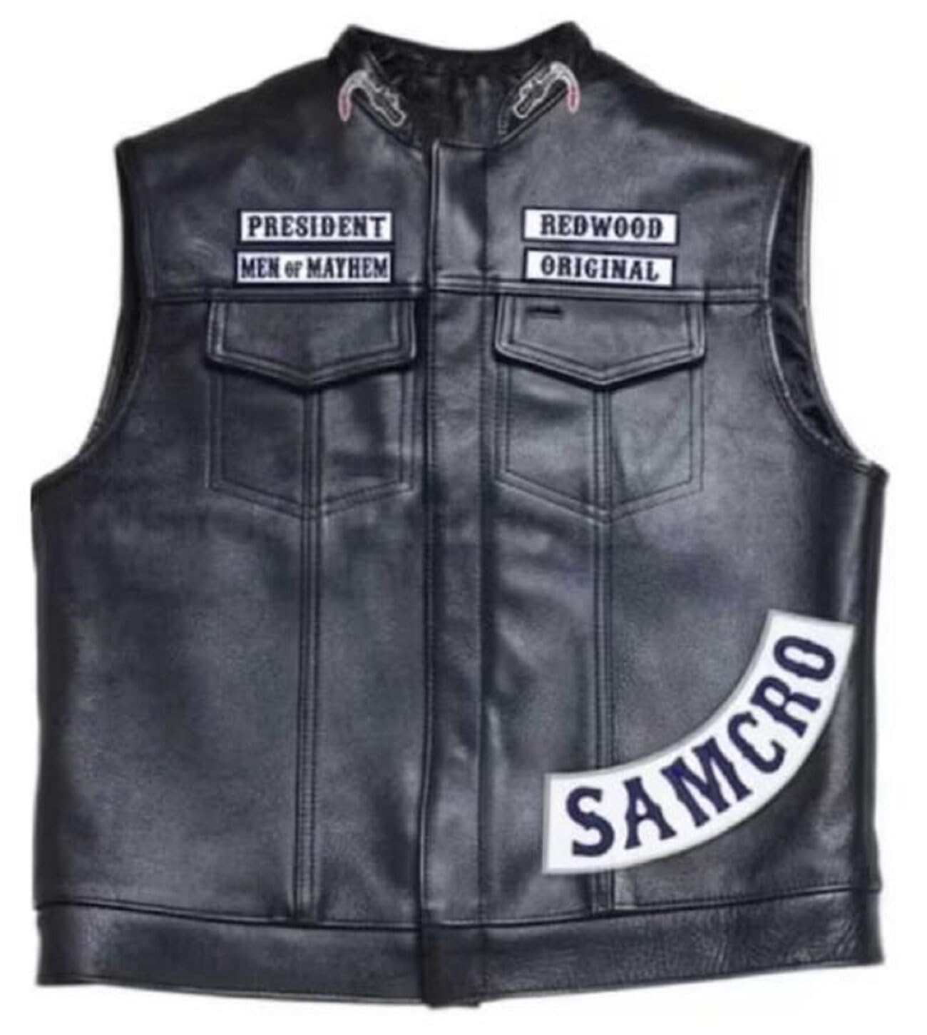 Gilet e felpa con cappuccio da uomo per cosplay Son of Anarchy Biker Club California