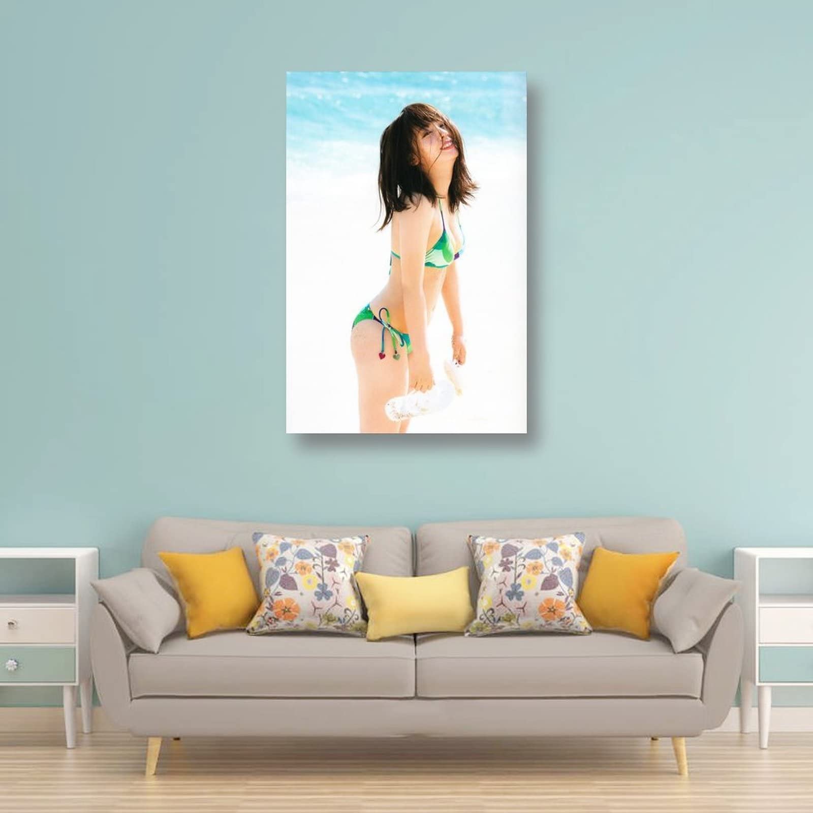 Amazon.co.jp: NMB48山田菜々水着セクシー写真ポスターアートパネル
