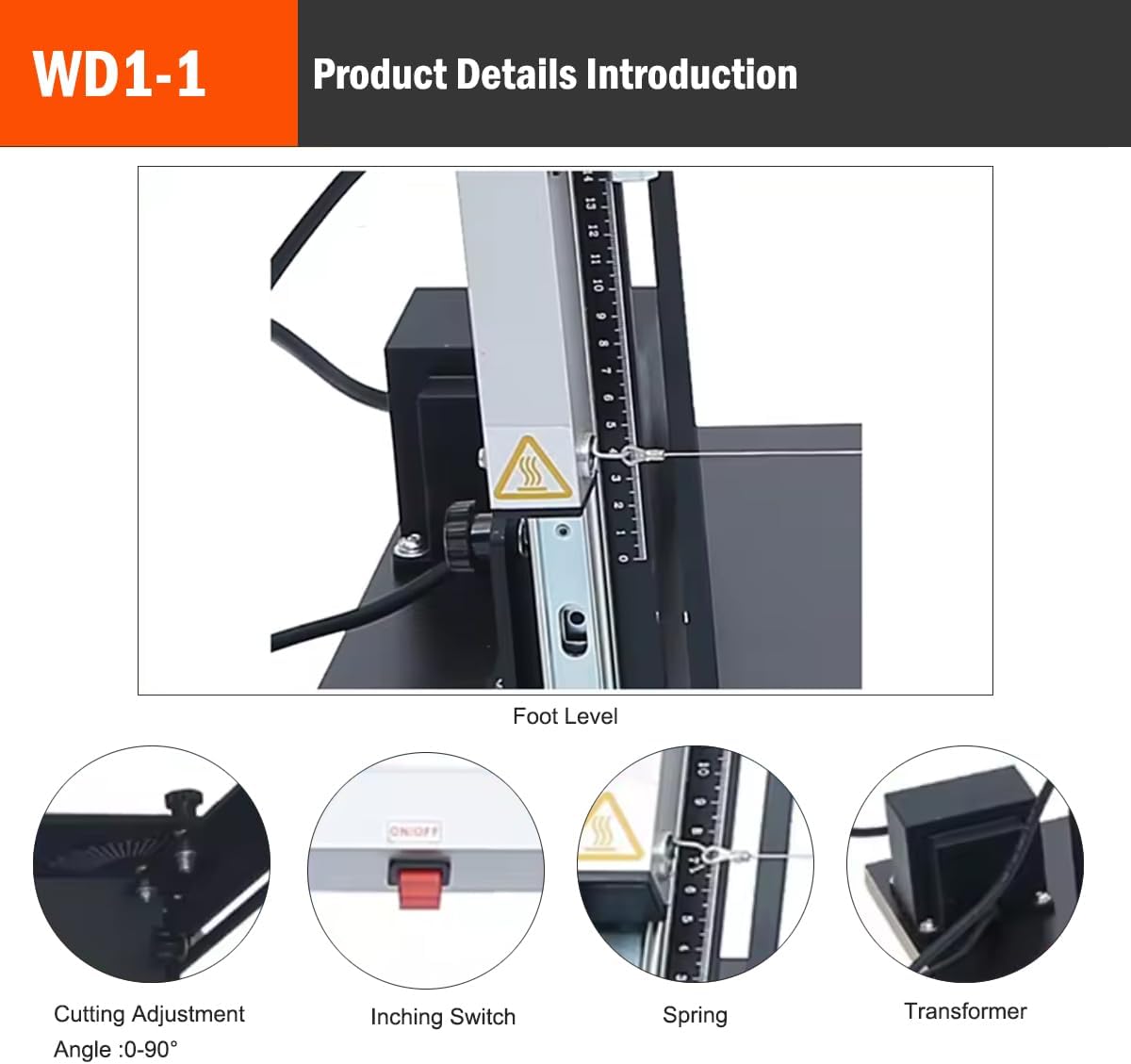 Hot Wire Cutter 200W Foam Plastic Desktop Portable Hot Wire Cutter Hard Foam Thermal Cutter Cutting Polystyrene Insulation Board, Xps Foam, Kaizen Foam, Polystyrene Foam