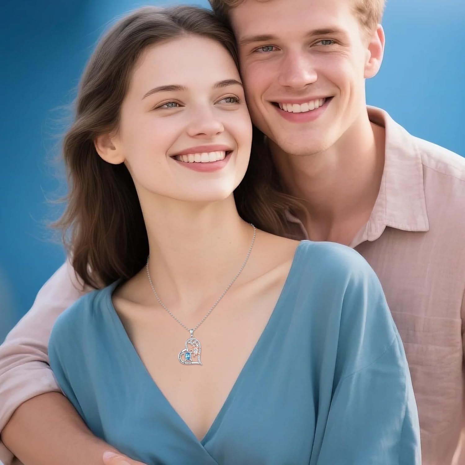 Sea Turtle Necklace 925 Sterling Silver Turtles Pendant Necklaces Ocean Jewelry Gifts for Women Mother - Image 4