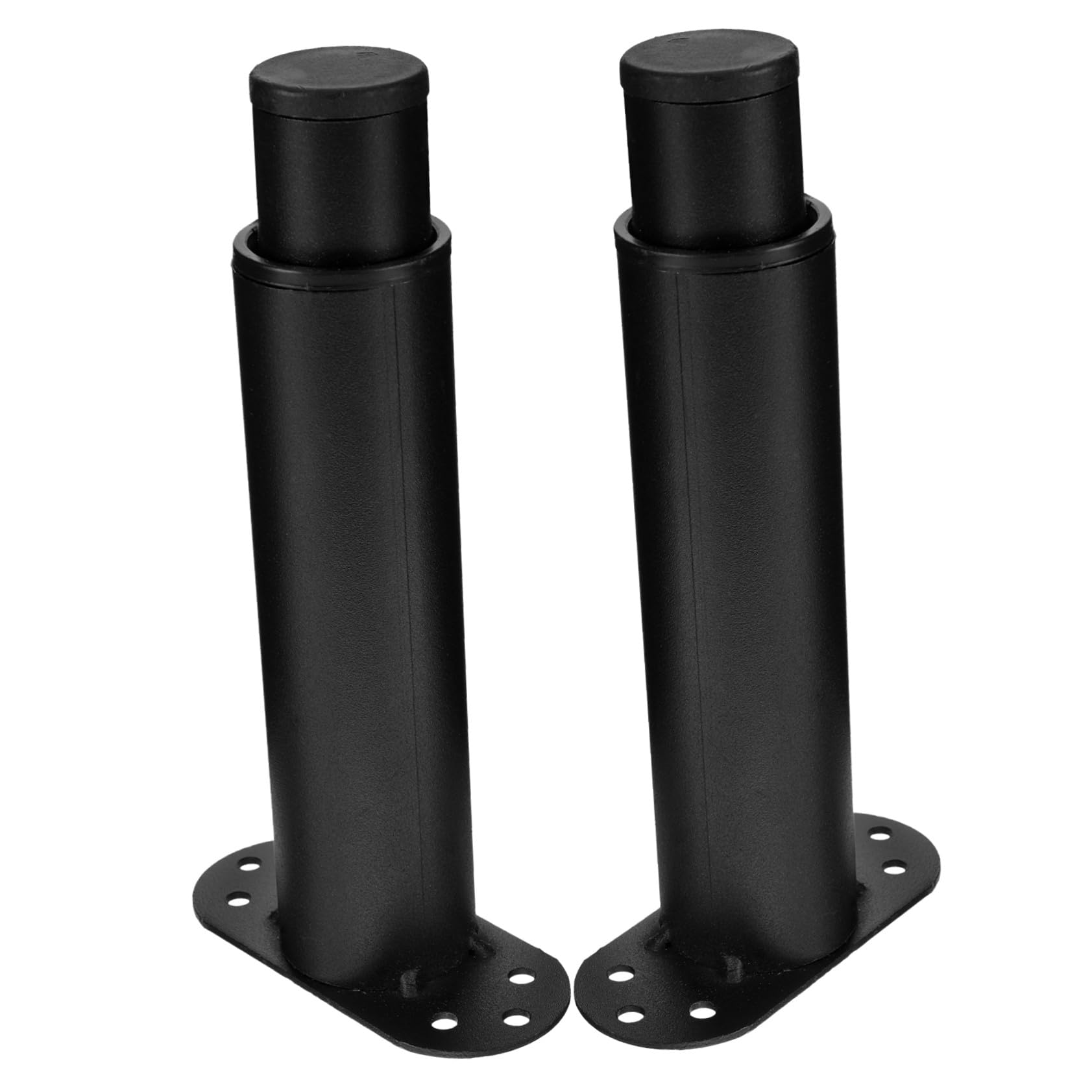 Pieds de cadre de lit robustes en acier laminé design minimaliste pour canapé