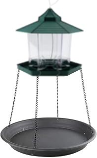 AUXPhome Bird Seed Catcher Tray Platform Feeder Hanging Tray Outdoors Backyard Garden for Bird Feeders, Great for Attracting Birds Outdoors, Backyard, Garden. Help Reduce Seed Waste - No Feeders