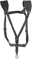 Vista 7 de Neotech Arnés suave – Arnés de hombro acolchado de neopreno para saxofón con gancho giratorio Soporte ajustable y cómodo – Regular, Negro