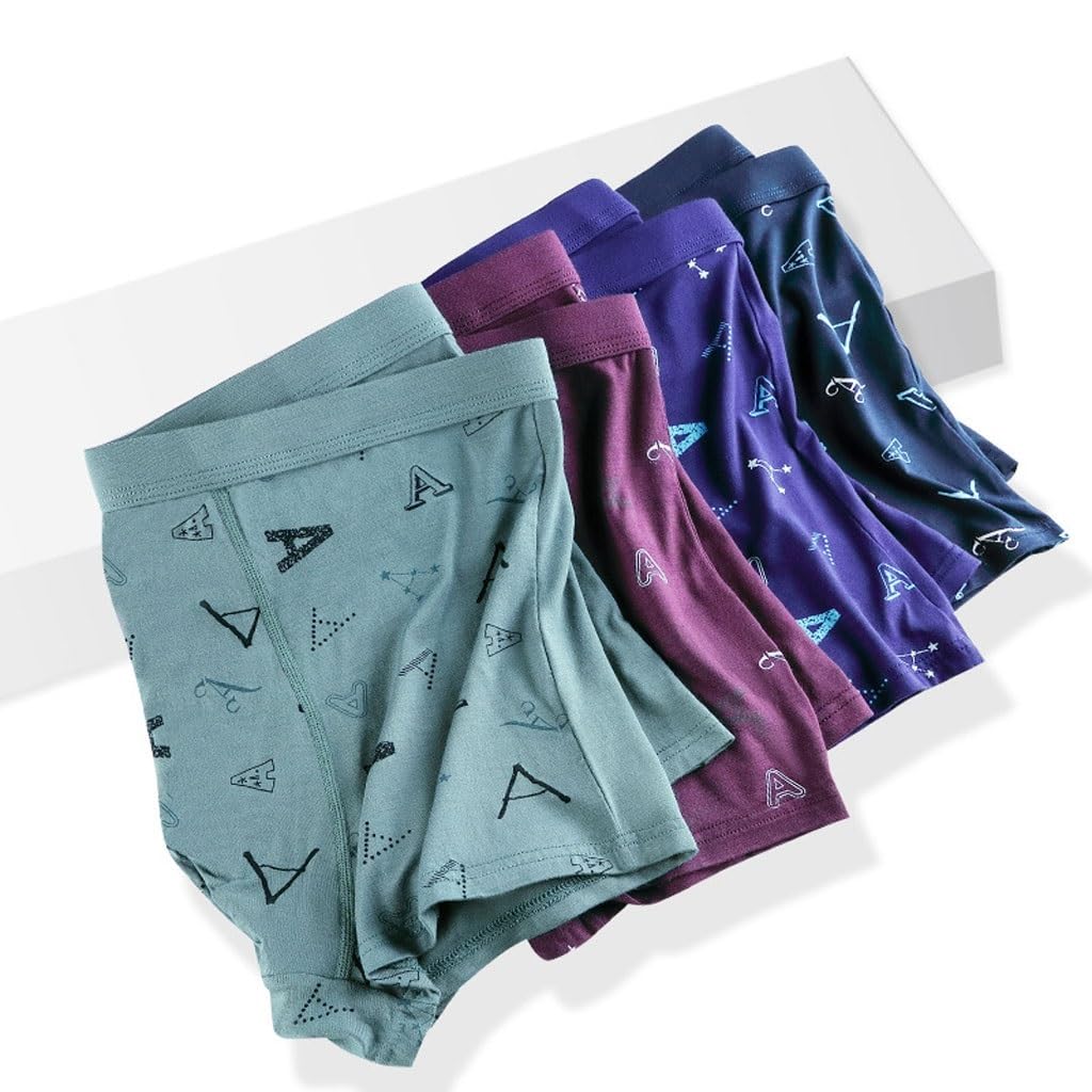 Sous-vêtements pour gros 4XL d'une finition haut de gamme : le caleçon imprimé chic