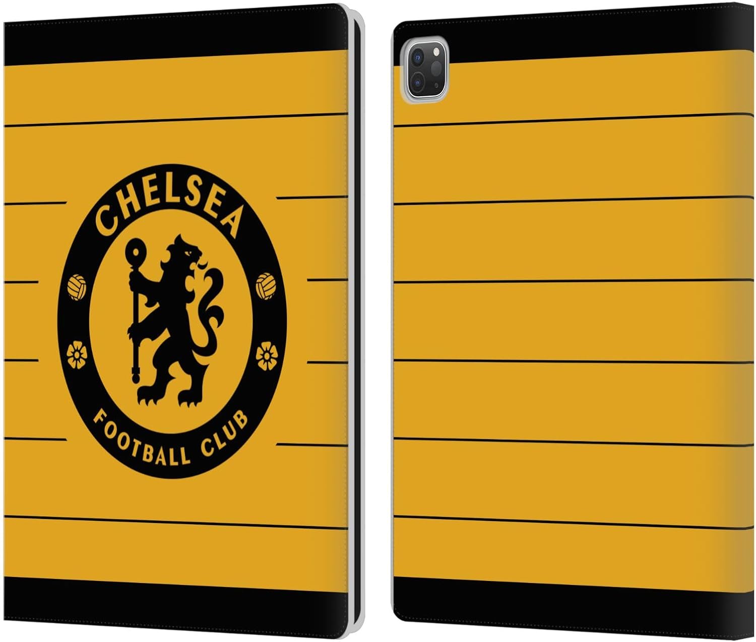 Head Case Designs Officially Licensed Chelsea Football Club Away 2021/22 Kit Leather Flip Case Compatible with Apple iPad Pro 13 M4 2024