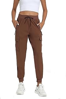 Sponsored Ad - Rrosseyz Womens Cargo Pants with Pockets-Lightweight Quick Dry Waterproof Hiking Pants for Travel Casual At...
