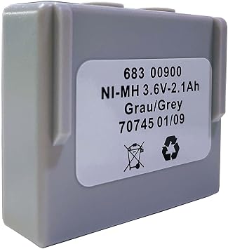 BALOLO (30-Pack) 68300900 3.6V-2.1Ah 2100mAh for HETRONIC Remote Control Rechargeable Ni-MH Battery