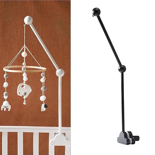 Miniatura 1 de Brazo móvil colgante de madera para cuna de bebé, brazo móvil para cuna, accesorio antideslizante fuerte, accesorios de guardería de madera, campana
