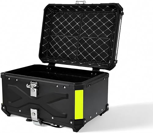 45L/65L Aluminum Motorcycle Top Box Tail Case, Trunk Box with Lock