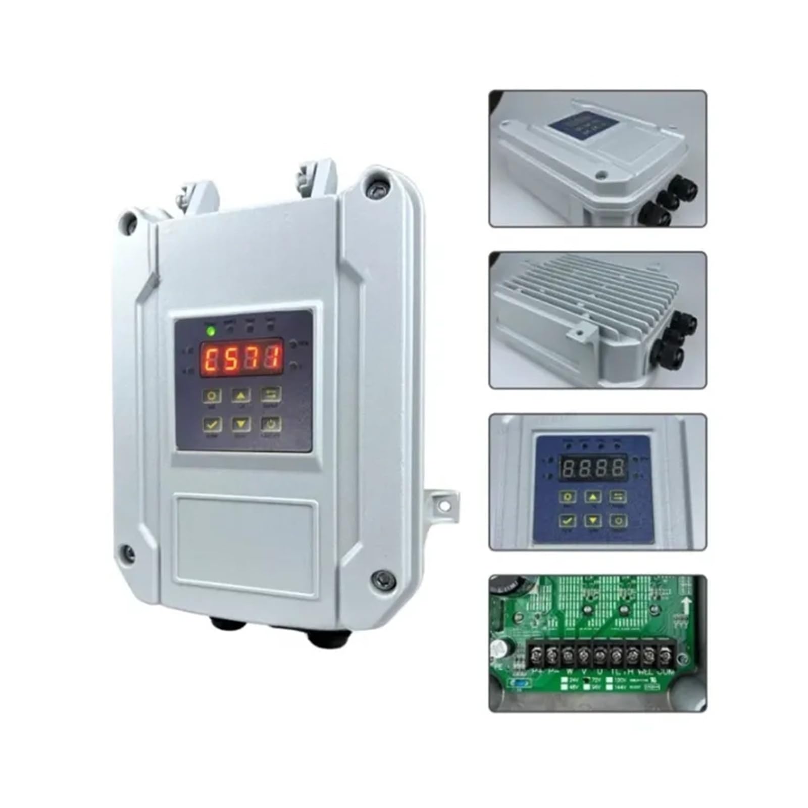 Regulador Inteligente De Bomba De Agua Fotovoltaica, Controlador De Bomba Solar MPPT 24V DC 48V 72V 96V 110V For Bomba De 450W 900W 1400W 2000W(DC 24V 48V)