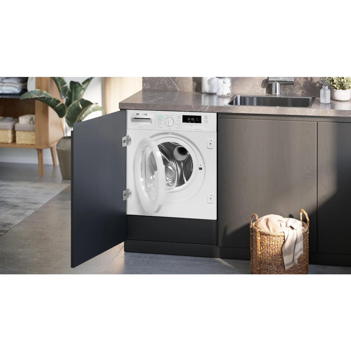 Lavadora y secadora Siemens 8/5 kg 1400 RPM Blanco - WK14D260ES