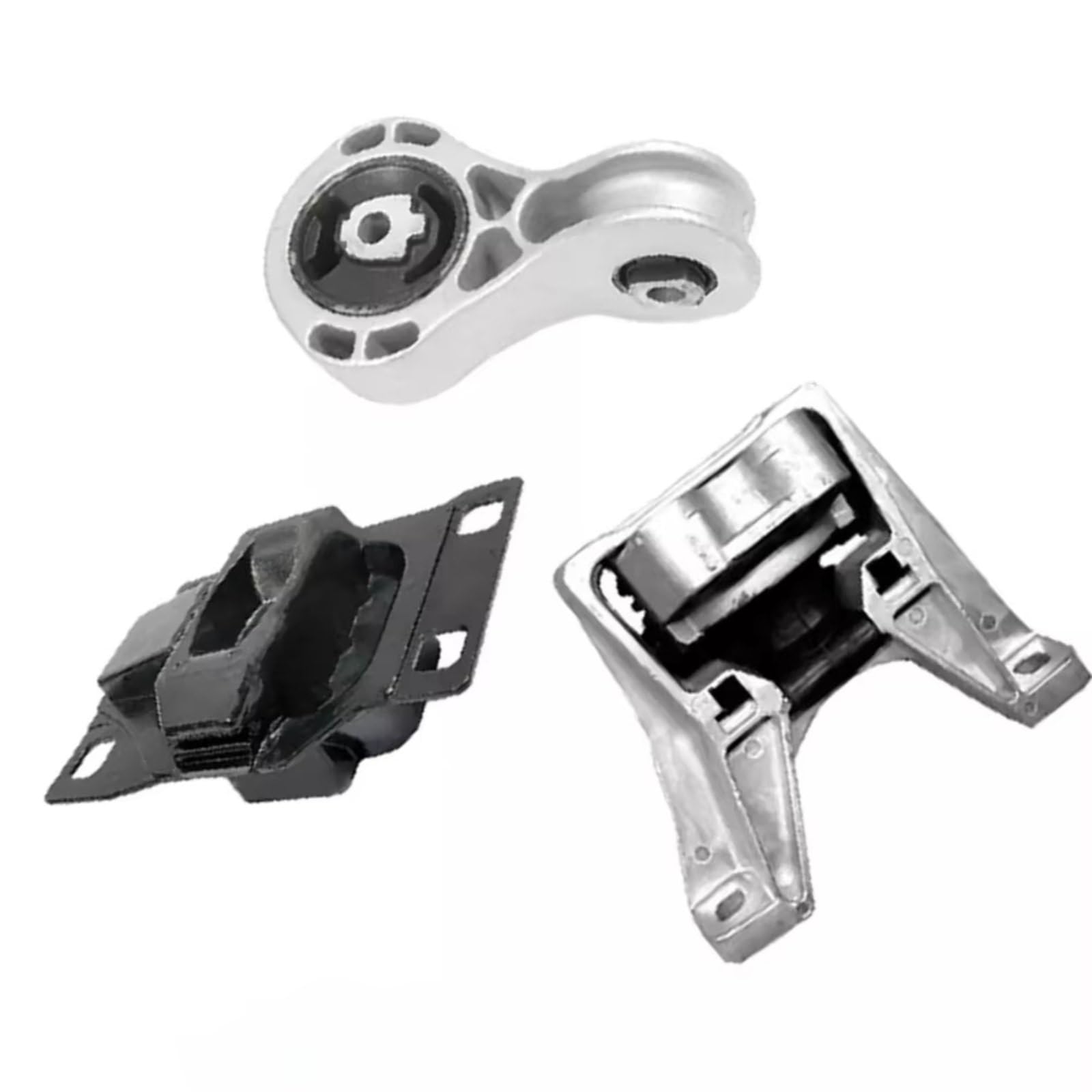 Car Engine Mounts Compatible with for Focus L4 2.0L Hatchback 2005 2006 2007 3X Engine Motor Trans Mount Bracket Set 5S436F012CA 1S4Z7M121PA