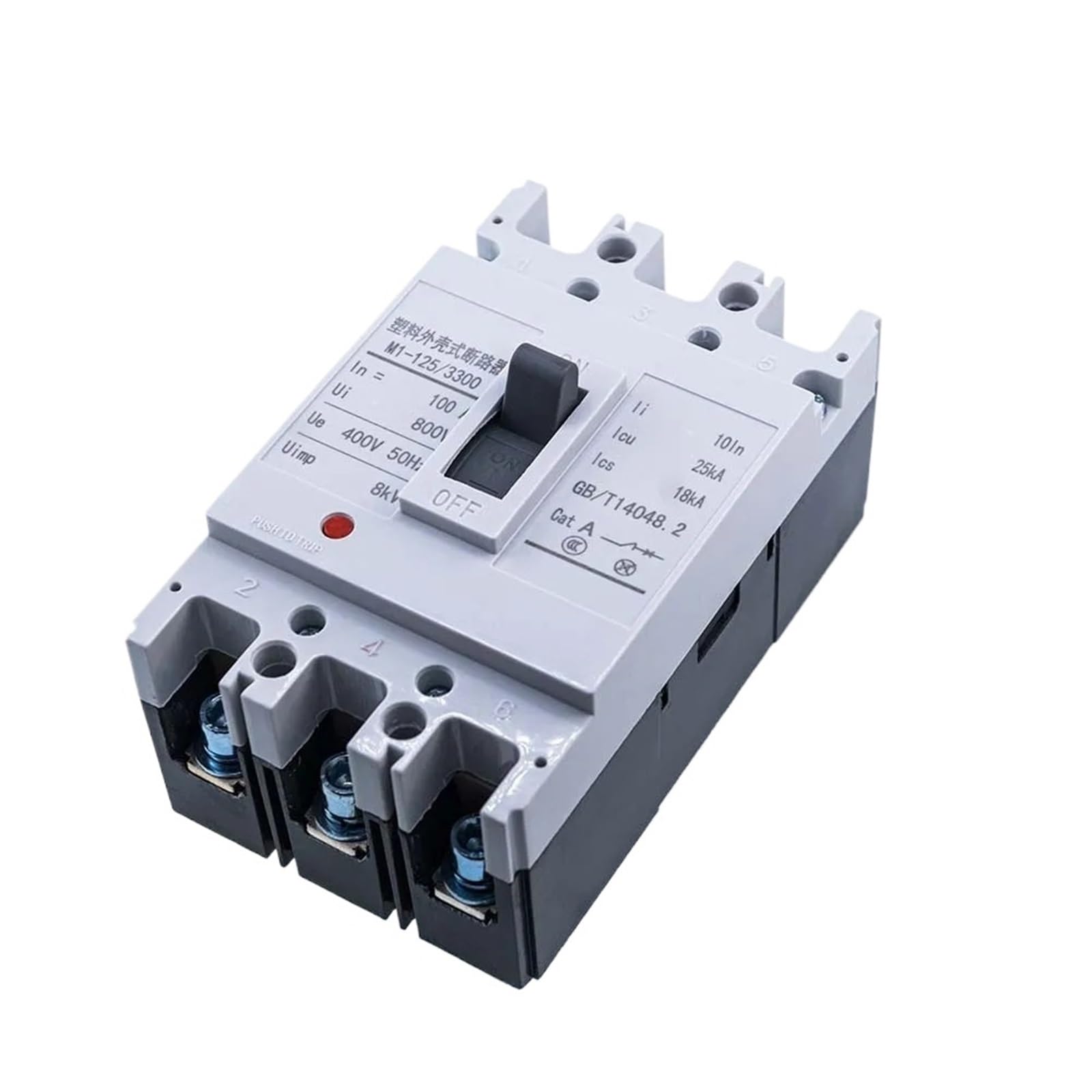 Interrupteur d'air MCCB 3P protège vos moteurs des surcharges 400V 40A