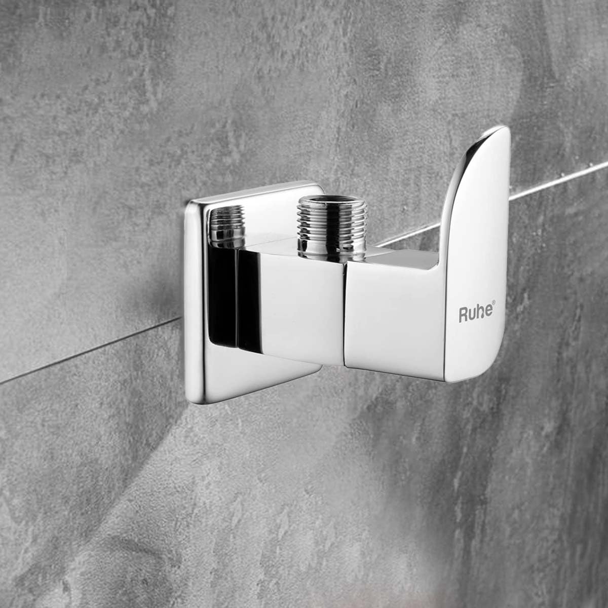 Ruhe Kubix Angle Valve Faucet - Chrome Finish -19