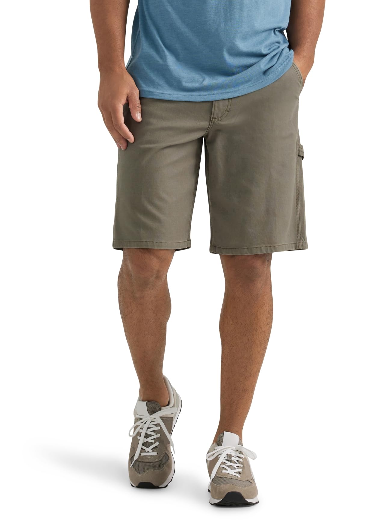 Lee Men's Legendary Workwear Carpenter Short, Muted Olive, 36