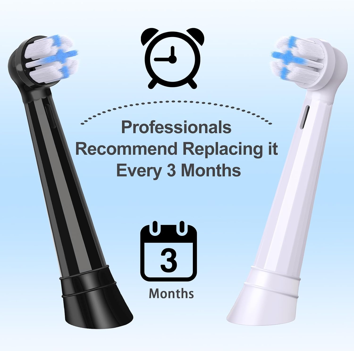 12 Pack Replacement Heads Compatible with Oral B iO Electric Toothbrushes