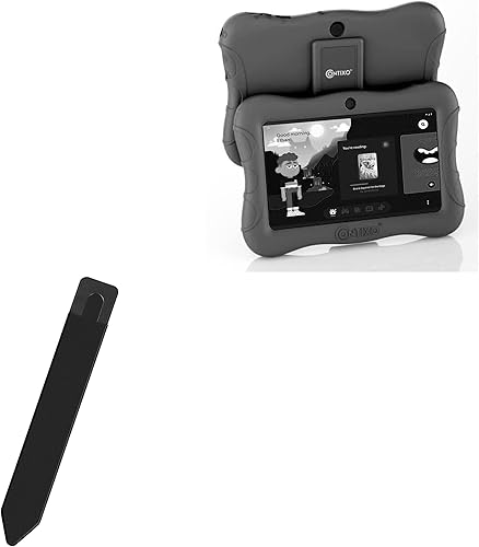 BoxWave Estuche para lápiz capacitivo compatible con Contixo V9 (7 pulgadas), porta-lápiz capacitivo, portátil, autoadhesivo, color negro azabache