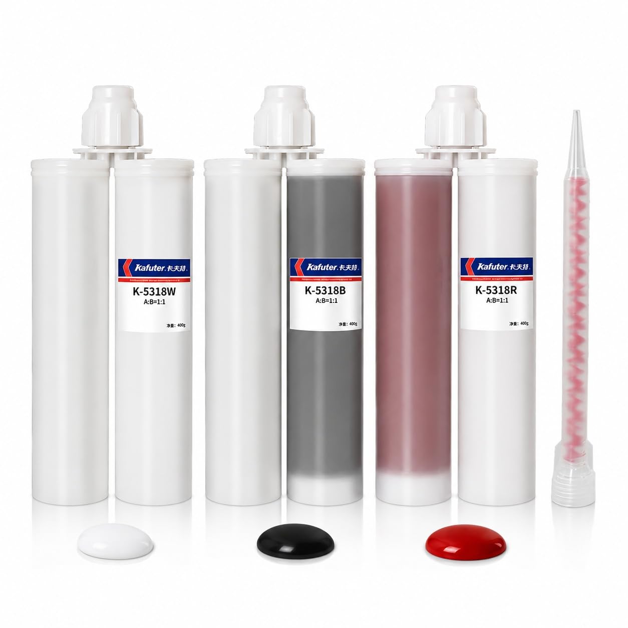 VIDOO Kafuter Adhésif Élastomère d'Enrobage 400g, Colle Mastic Étanche et Isolant pour Compteurs et Appareils - K-5318BL