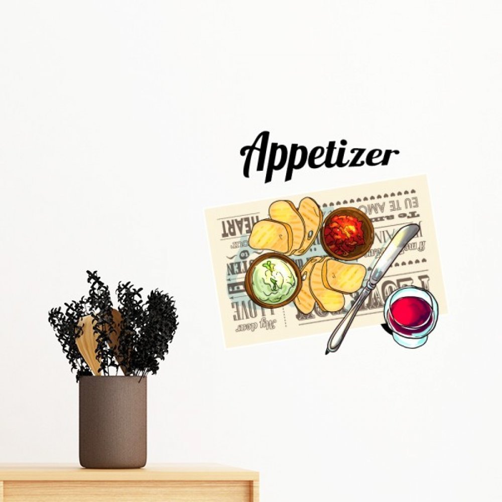 Papier peint chambre pain vin DIY de grand format 80cm pour un habillage mural personnalisé